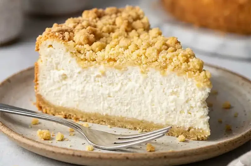 עוגת שמנת פירורים ב-5 דקות