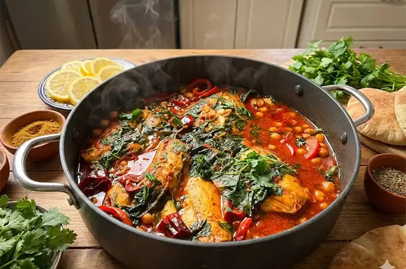 דג מרוקאי עם חומוס של תומר תומס