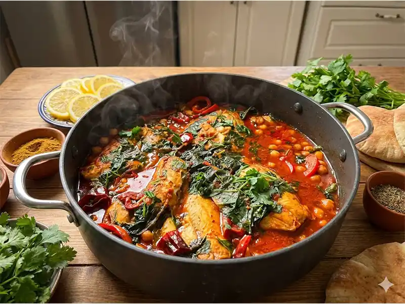 דג מרוקאי עם חומוס של תומר תומס