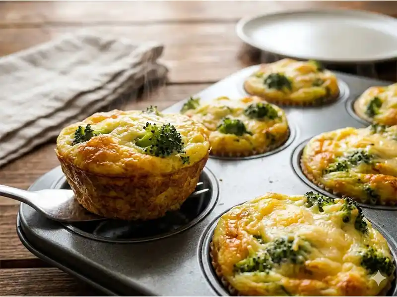 פשטידת ברוקולי ב-5 דקות (ללא קמח)