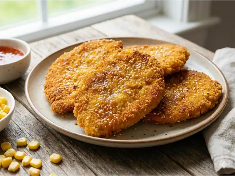 שניצל תירס מתכון בתנור