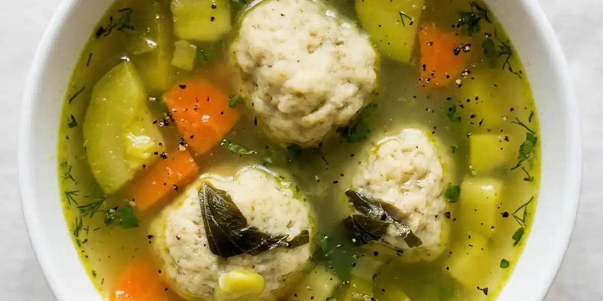 מרק קניידלך מרוקאי של סבתא