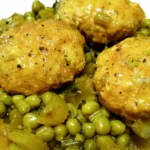 קציצות עוף מרוקאיות עם אפונה