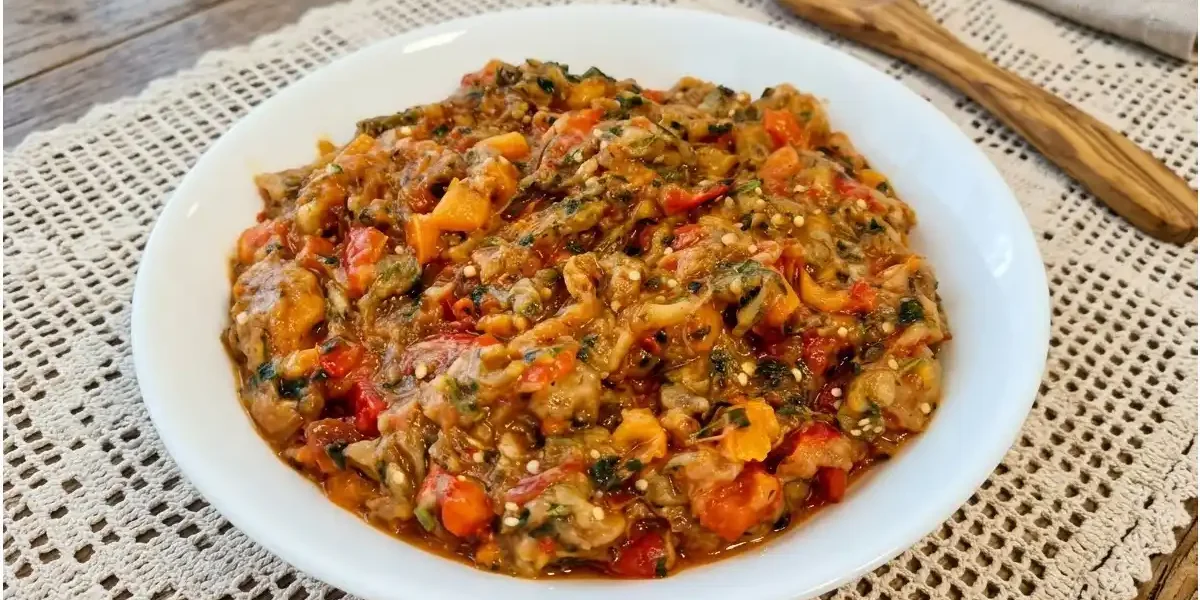 סלט חצילים זעלוק מתכון