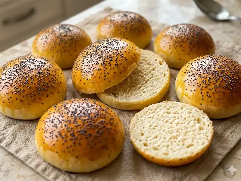 לחמניות אווריריות כמו במאפיה