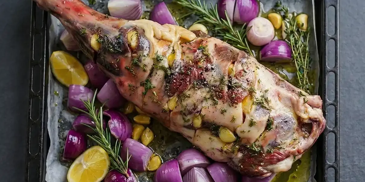 כתף טלה בתנור מתכון חגיגי